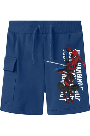 NAME IT Nmmmo Spider L Swe Shorts Unb Mar Navy
