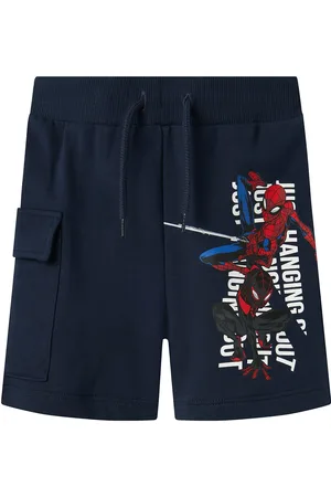 NAME IT Nmmmo Spider L Swe Shorts Unb Mar Navy