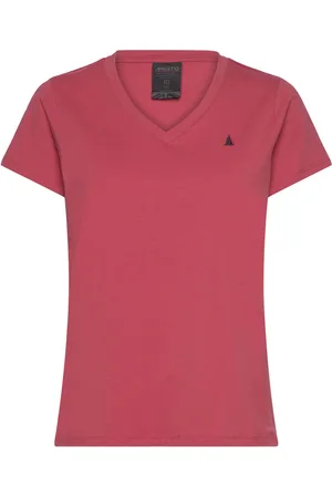 MUSTO W Original V Neck Ss Tee Pink