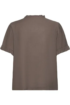 Rosemunde Rwroa Ss Regular Blouse Brown