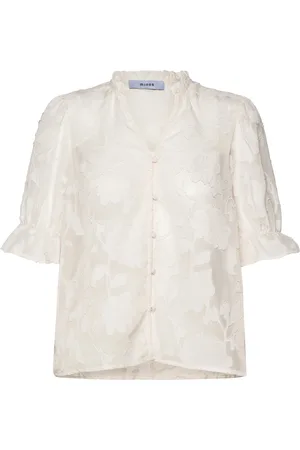 Minus Msrekira V-Neck Blouse Beige