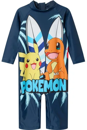 NAME IT Nmmmagic Pokemon Uv 3/4 Suit Sky Navy