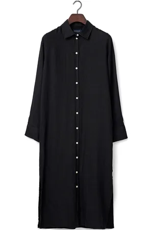 Lexington Long Linen Shirt Dress