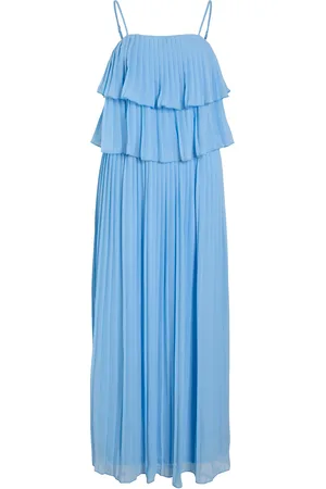 VILA Vichiffan Singlet Pleat Dress - Noos/Dc Blue