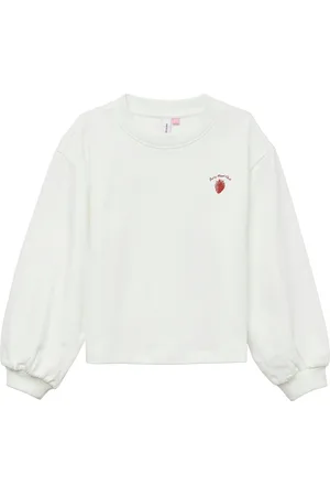 VERO MODA Vmbrenda Berry Ls Sweat Jrs Ga Girl White