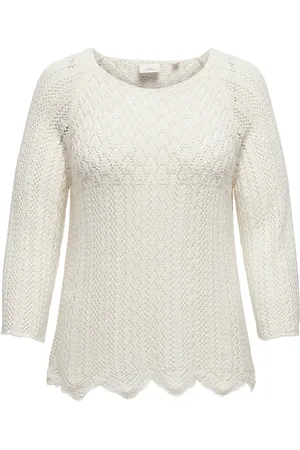ONLY Carnola Life 3/4 Pullover Knt Noos Beige