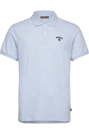 Morris Piqué Shirt Blue