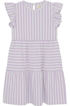 Creamie Dress Ss Stripe Purple