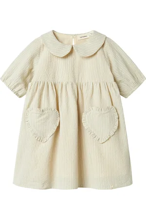 Lil Atelier Nmffolly Ss Loose Dress Lil Beige