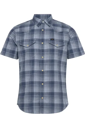 Lee Ss Western Shirt Blue