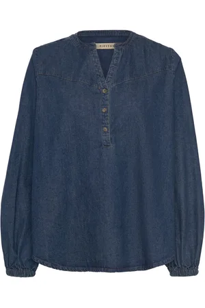 Pieszak Pd-Harper Chambrey Blouse Navy