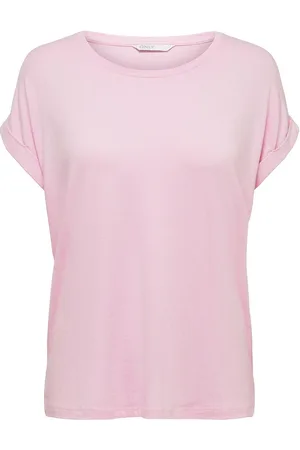 ONLY Onlmoster S/S O-Neck Top Noos Jrs Pink