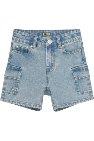 Daily7 Cargo Denim Shorts Blue