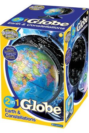 Brainstorm 2 In 1 Globe Earth And Constellations Patterned
