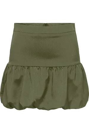 ONLY Onlnova Life Vis Baloon Skirt Solid Khaki