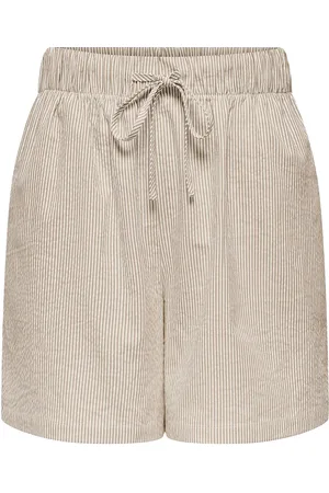 ONLY Onlaugusta Shorts Wvn Noos Beige
