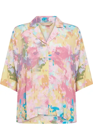 Culture Cuvalerie Andrea Ss Shirt Pink