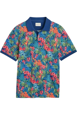 GANT Printed Ss Polo Patterned