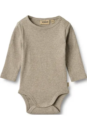 WHEAT Rib Body L/S Spencer Beige