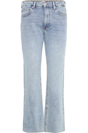 French Connection Elliot Denim Leg Crop Jean Blue