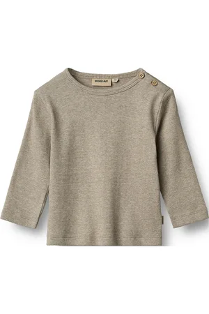 WHEAT T-Shirt L/S Milo Grey