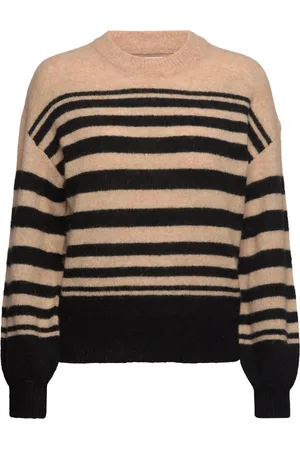 Numph Nuriette Stripe Pullover Beige
