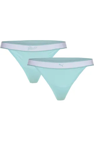 PUMA Women Tanga String 2P Pack Green