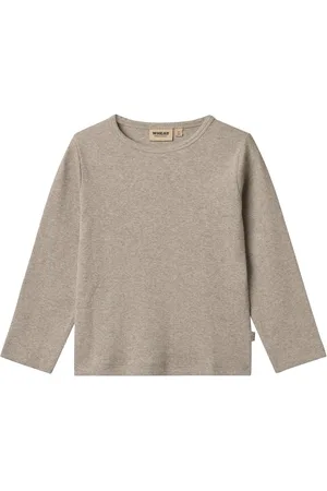 WHEAT T-Shirt L/S Milo Grey