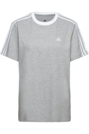 adidas Essentials 3-Stripes T-Shirt Grey