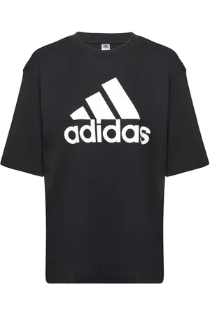 adidas Essentials Big Logo Boyfriend T-Shirt Black