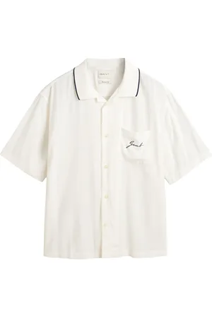 GANT Rel Viscose Ss Shirt White
