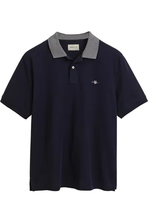 GANT Tipping Detail Polo Blue
