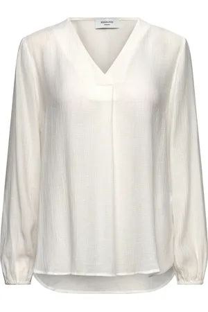 Rosemunde Rwroa Ls Long Blouse White