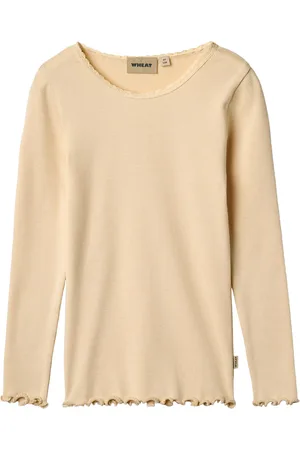 WHEAT Rib T-Shirt L/S Reese Yellow