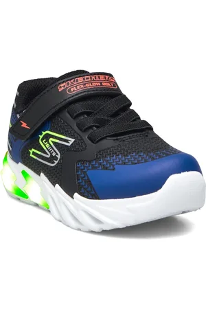 Skechers Boys Flex Glow Bolt Black