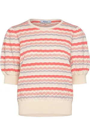Minus Msevira Knit T-Shirt Coral