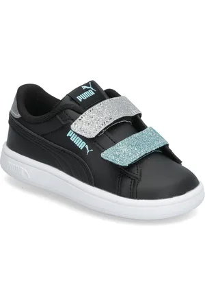 PUMA Smash 3.0 L Glitter Velcro V Inf Black