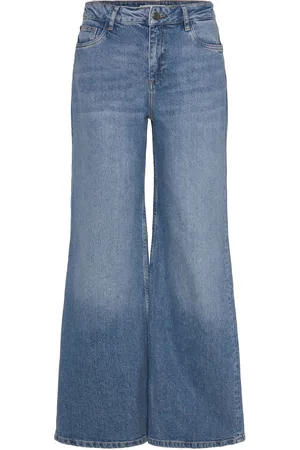 Pulz jeans Pzmelrose Uhw Jeans Wide Leg Blue