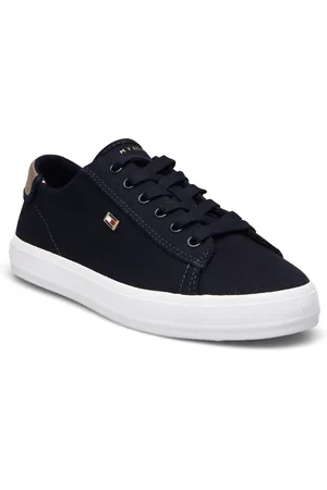 Tommy Hilfiger Vulc Canvas Lace Up Sneaker Navy