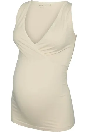 Mama;licious Mlheal Tess Sl Top 2F White