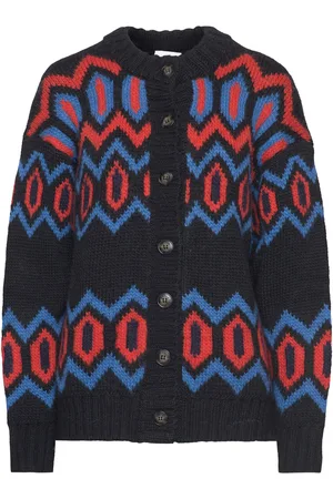 Ganni Chunky Graphic Wool Knit