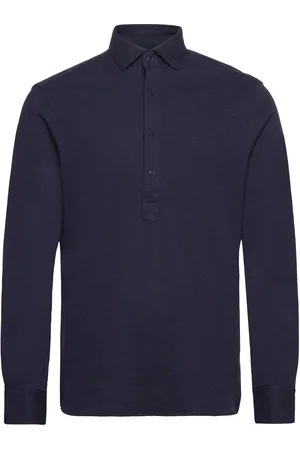Tommy Hilfiger Dc Pique Popover Rf Shirt Navy