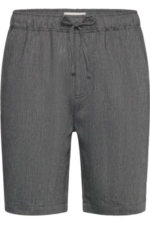 Casual Friday Cfphelix 0066 Linen Mix Shorts Grey