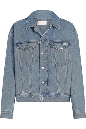 Calvin Klein Boxy Denim Jacket Blue