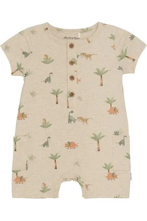 Minymo Suit Ss Aop Beige