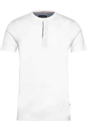 Lindbergh Ribbed Granddad Tee S/S