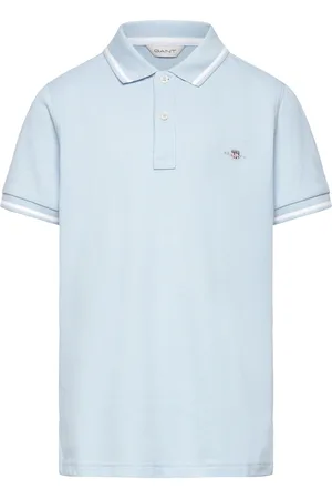 GANT Contrast Tipping Ss Pique Rugger Blue