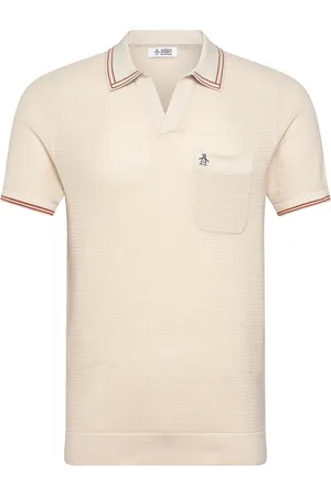 Original Penguin Cttn Mesh Tipped Jhn Beige