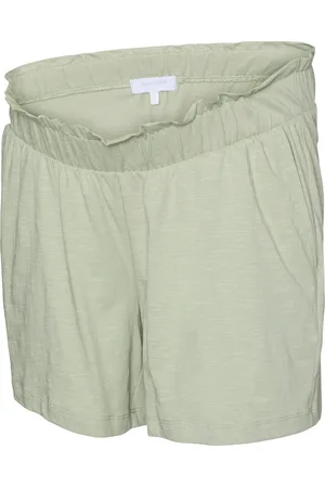 Mama;licious Mlivy Jersey Shorts Noos Green