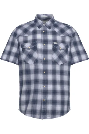 Wrangler Ss Western Shirt Navy